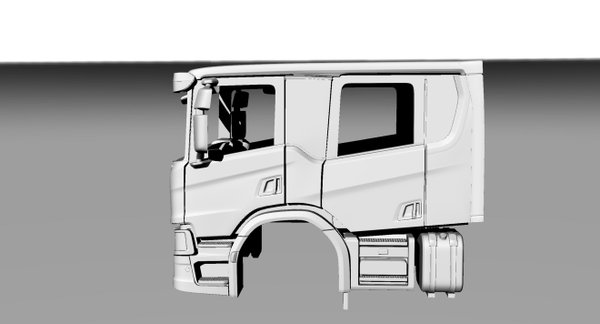 Doppelkabine nach Vorbild Scania P410 Strasse lang