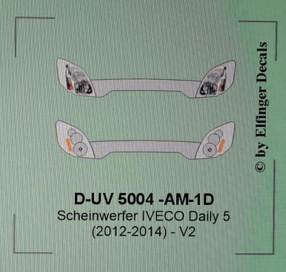 Decal Scheinwerfer Iveco Daily 2012-2014